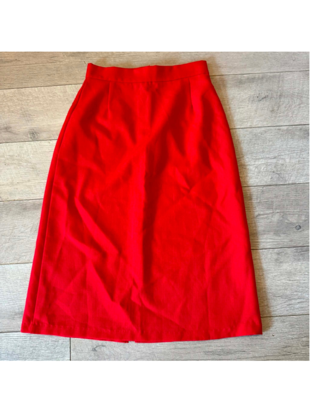 Women's Joni Blair Red Midi Skirt Size 9